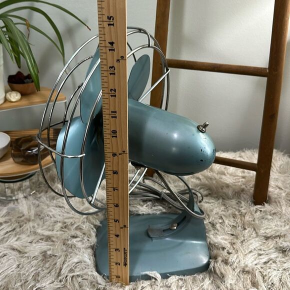 Vintage Industrial Style General Electric Fan Cat. FM10S63 Retro Metal GE - Picture 16 of 17